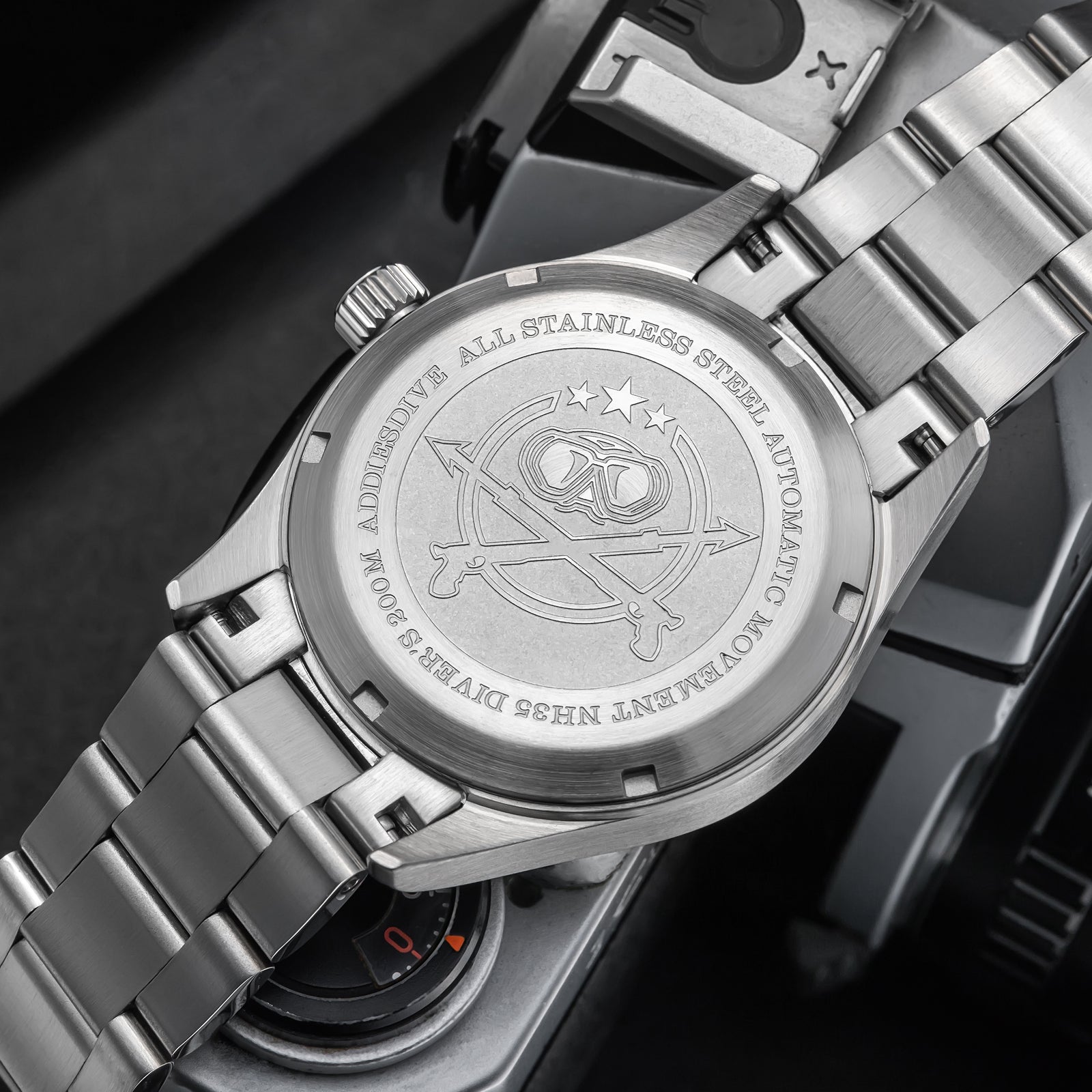 U.S. Warehouse -ADDIESDIVE 39mm Sapphire Crystal Automatic Watch Field Watch AD2074