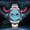 ADDIESDIVE 40mm VK64 Quartz Chronograph Eye Dial Watch AD2557