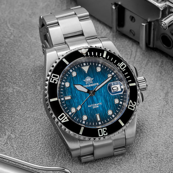 U.S. Warehouse -ADDIESDIVE Stainless Steel Sub Dive Watch AD2078