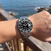 🔥Halloween Sale🔥AddiesKIN 40mm Sardonyx Stone Dial Ceramic Bezel ST2130 Luxury Automatic Dive Watch K012