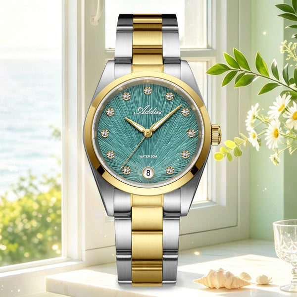 Addies Classic 31mm Sapphire Crystal Quartz Watch AW25916