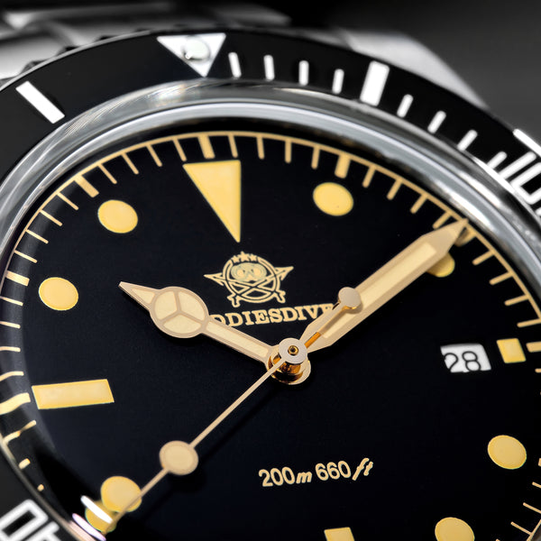 【セール】ADDIESDIVE　ブラックセラミック　ヨット　ダイバー ADDIESDIVE 39mm Quartz Watch with Bi-directional Rotating
