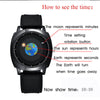 ADDIES Men's Waterproof Quartz Watch Youth Unique Dial Design Watch（1704）