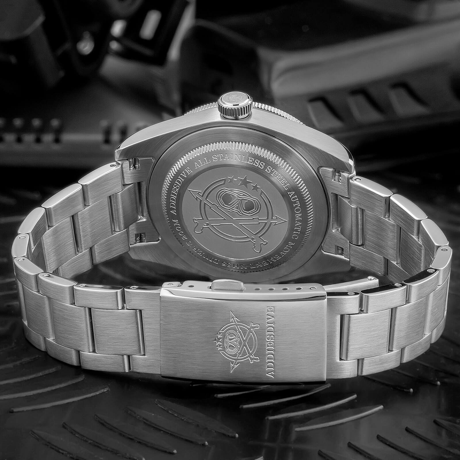 ★India Warehouse★Addiesdive Retro Sub 39mm NH35 Men Watch AD2084