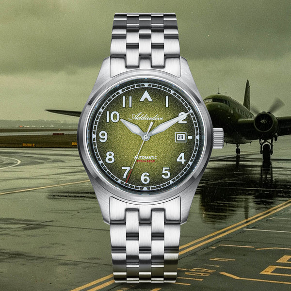Addiesdive 39mm Vintage 8215 Automatic Watch AD2562