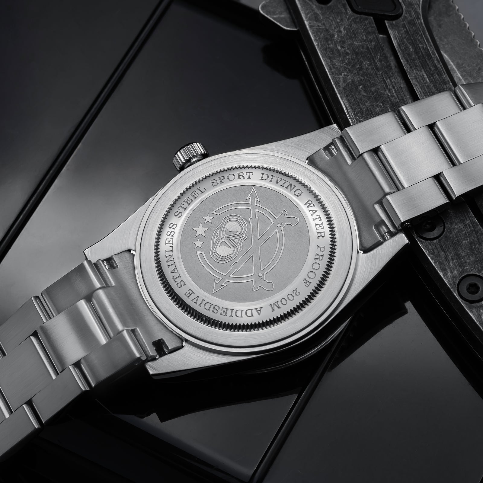 U.S. Warehouse -ADDIESDIVE 39mm Quartz Watch with Bi-directional Rotating Bezel AD2068