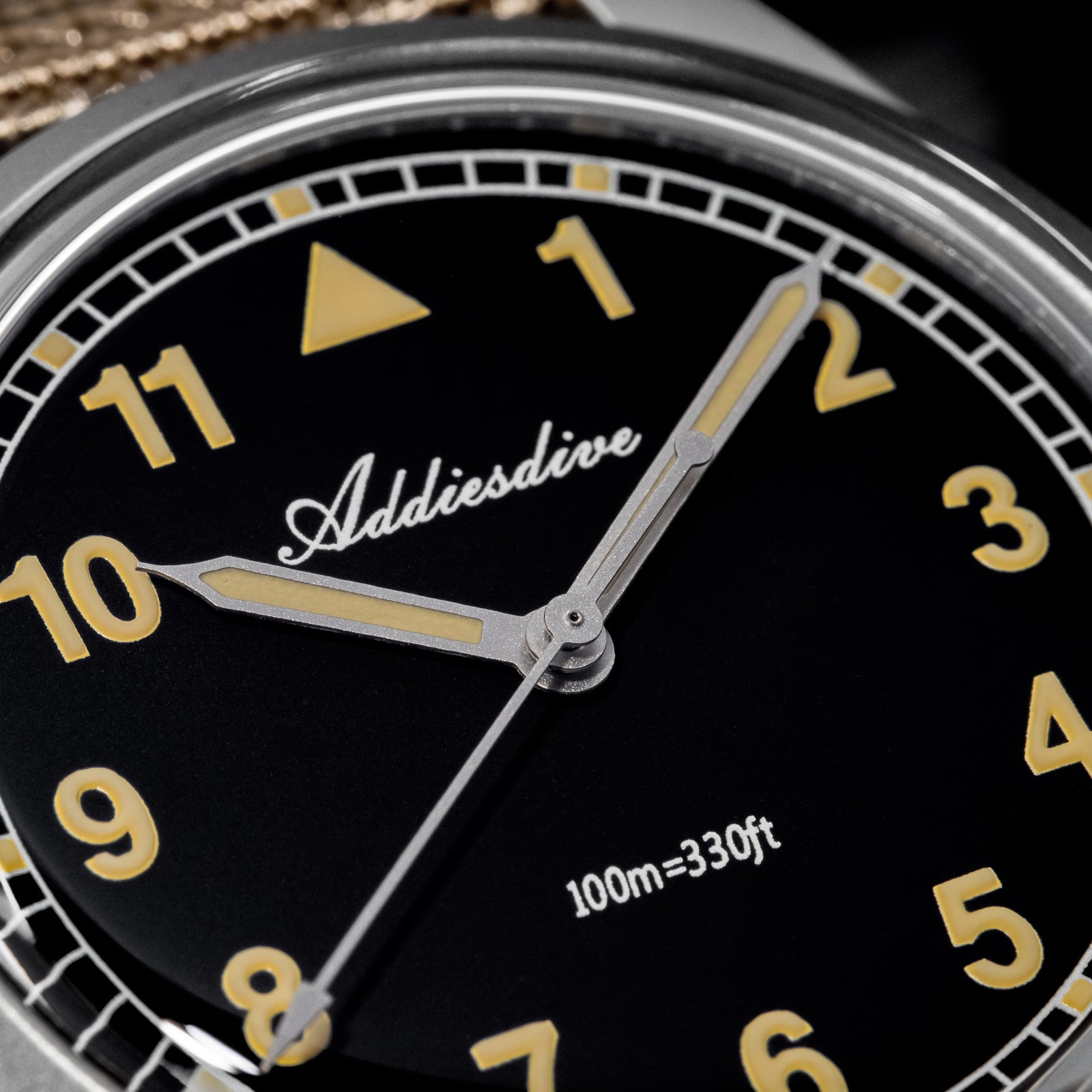 U.S. Warehouse -ADDIESDIVE 36mm VH31 Retro Pilot Field Watch AD2079