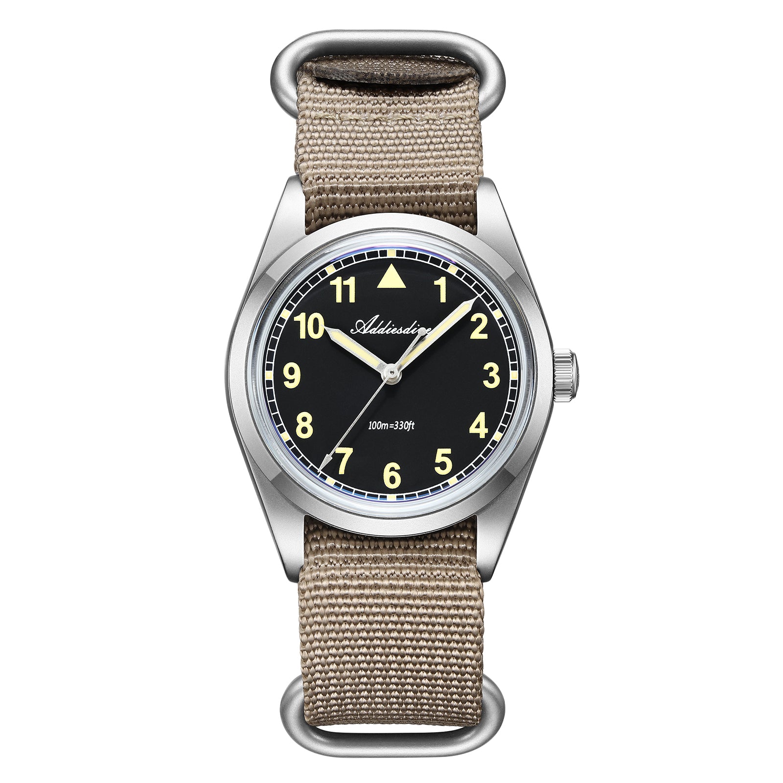 U.S. Warehouse -ADDIESDIVE 36mm VH31 Retro Pilot Field Watch AD2079