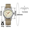 ★Weekly Deal★ADDIESDIVE 36mm Vintage Mechanical Watch AD2076