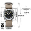 U.S. Warehouse -ADDIESDIVE 36mm VH31 Retro Pilot Field Watch AD2079