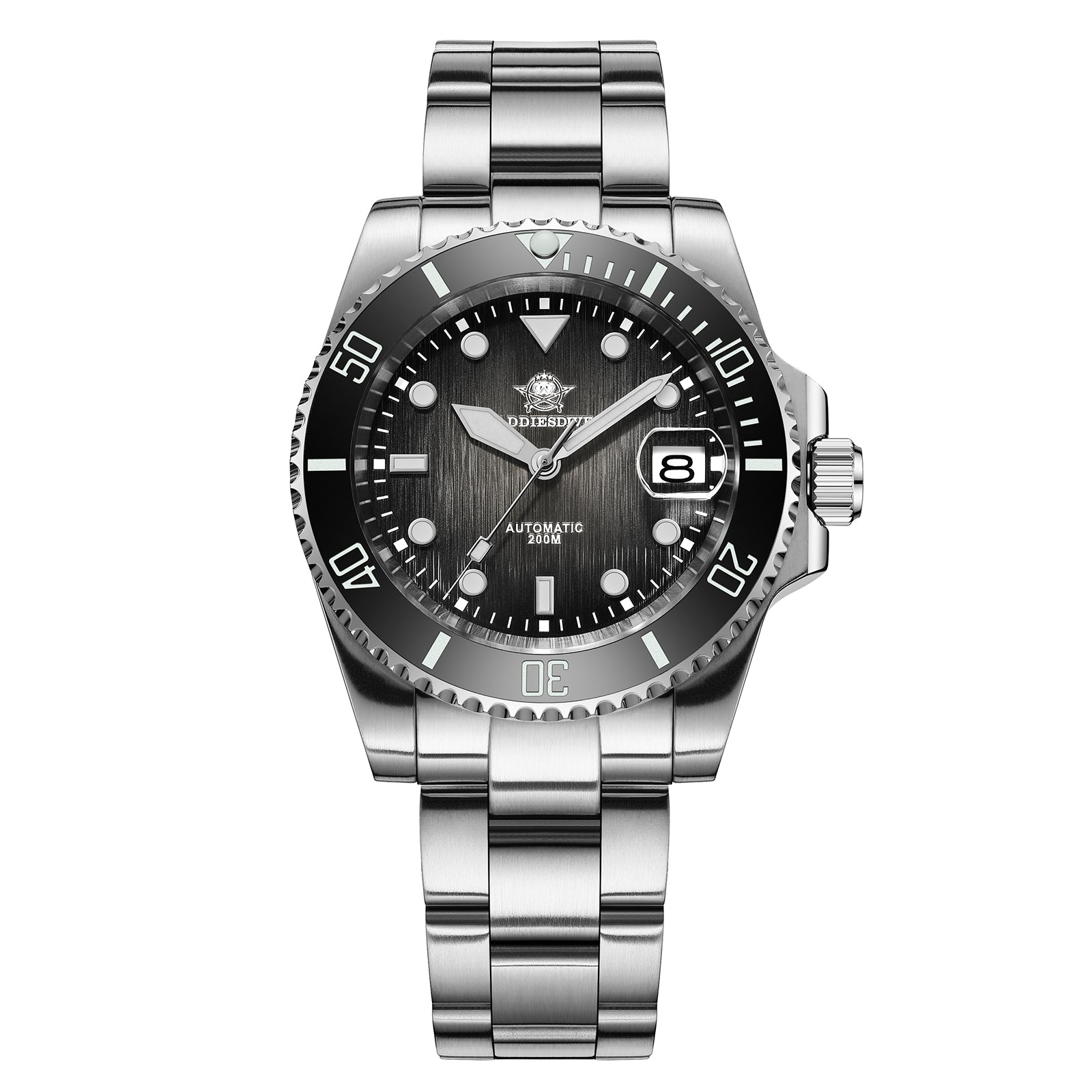 U.S. Warehouse -ADDIESDIVE Stainless Steel Sub Dive Watch AD2078