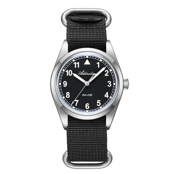 U.S. Warehouse -ADDIESDIVE 36mm VH31 Retro Pilot Field Watch AD2079