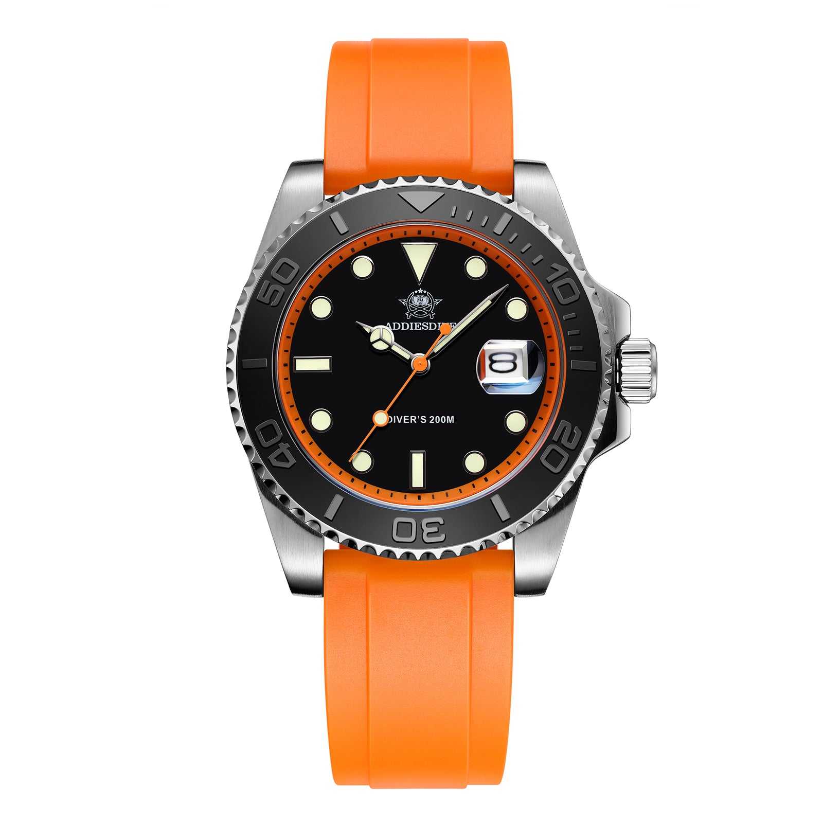 U.S. Warehouse -ADDIESDIVE 41mm Sports Quartz Watch Waterproof 200M (AD2040)