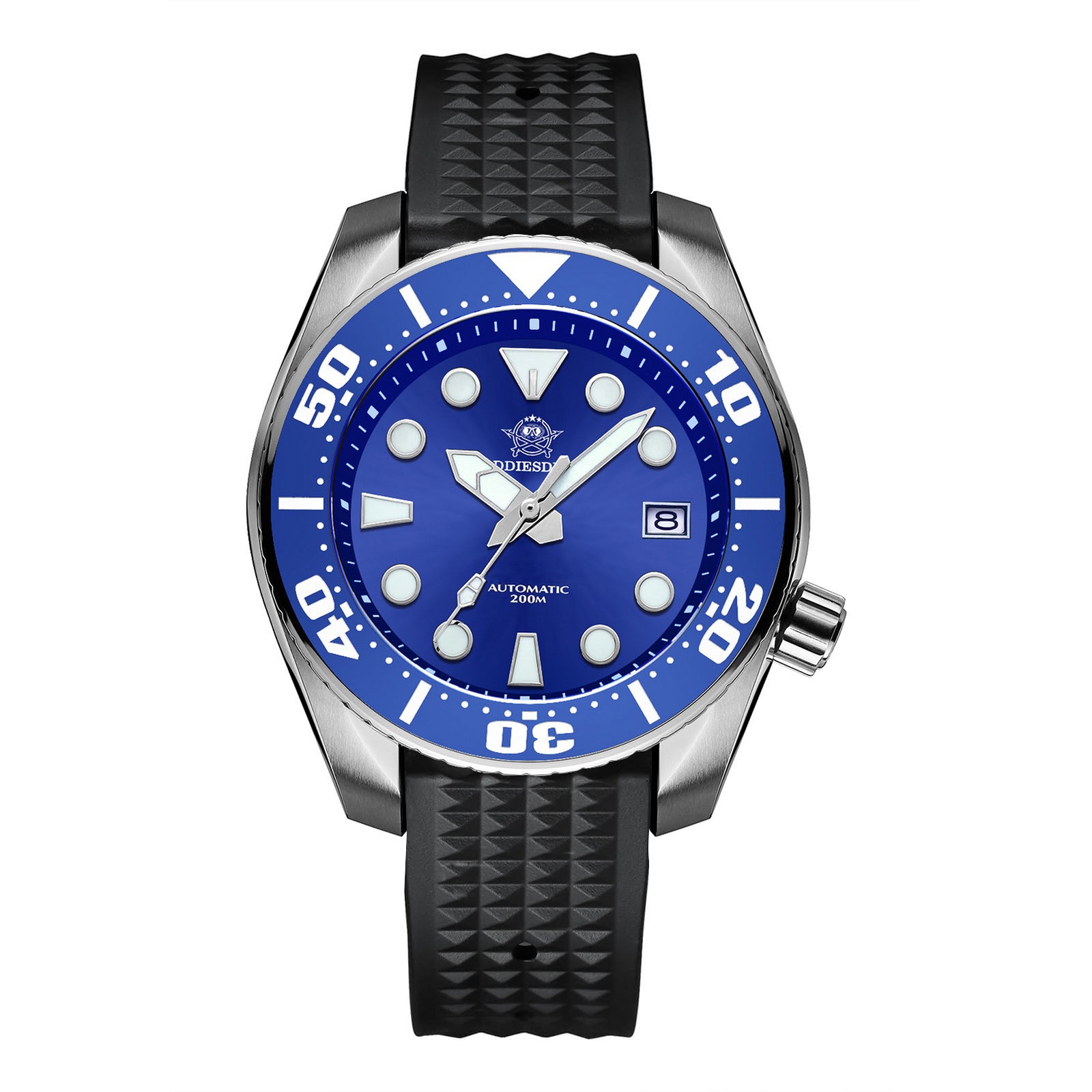 ★Holiday Sale★ADDIESDIVE® Sumo Green Professional Dive Watch for Men 44.5mm (MY-H10) Black/Green Dial