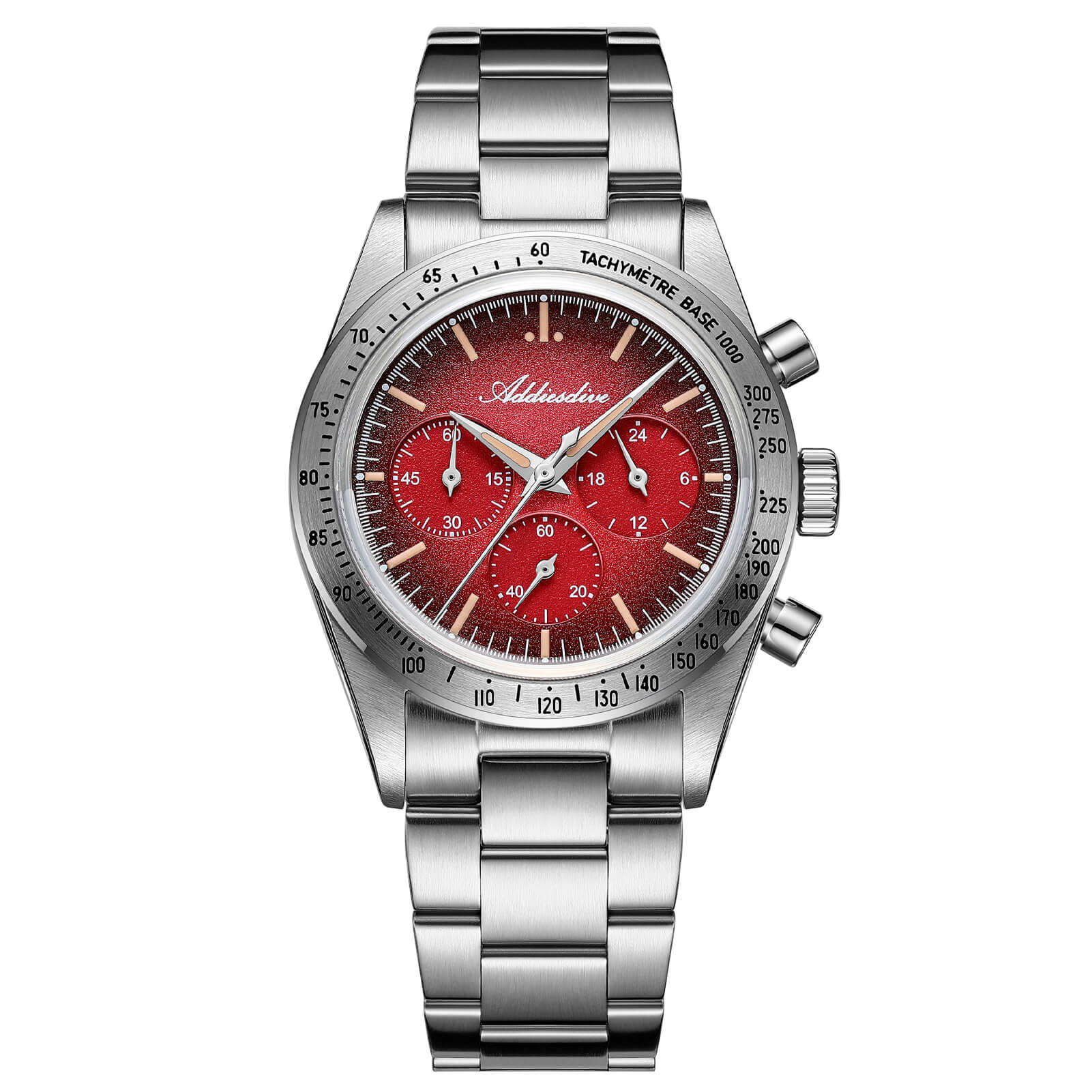🔥EarlyBird🔥ADDIESDIVE 37mm 0s20 Chronograph Watch AD2552
