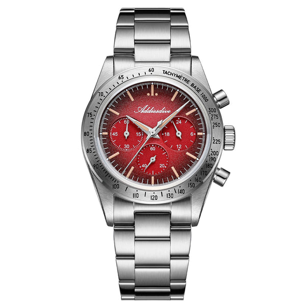 🔥EarlyBird🔥ADDIESDIVE 37mm 0s20 Chronograph Watch AD2552