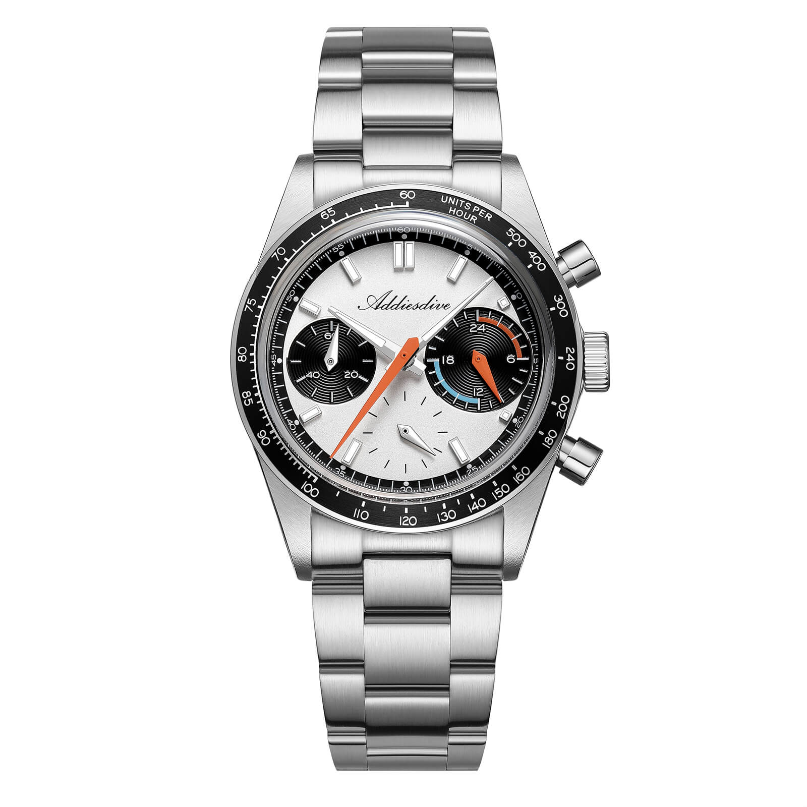 ★Xmas Sale★ADDIESDIVE 37mm VK63 Racing Chronograph Quartz Watch AD2539