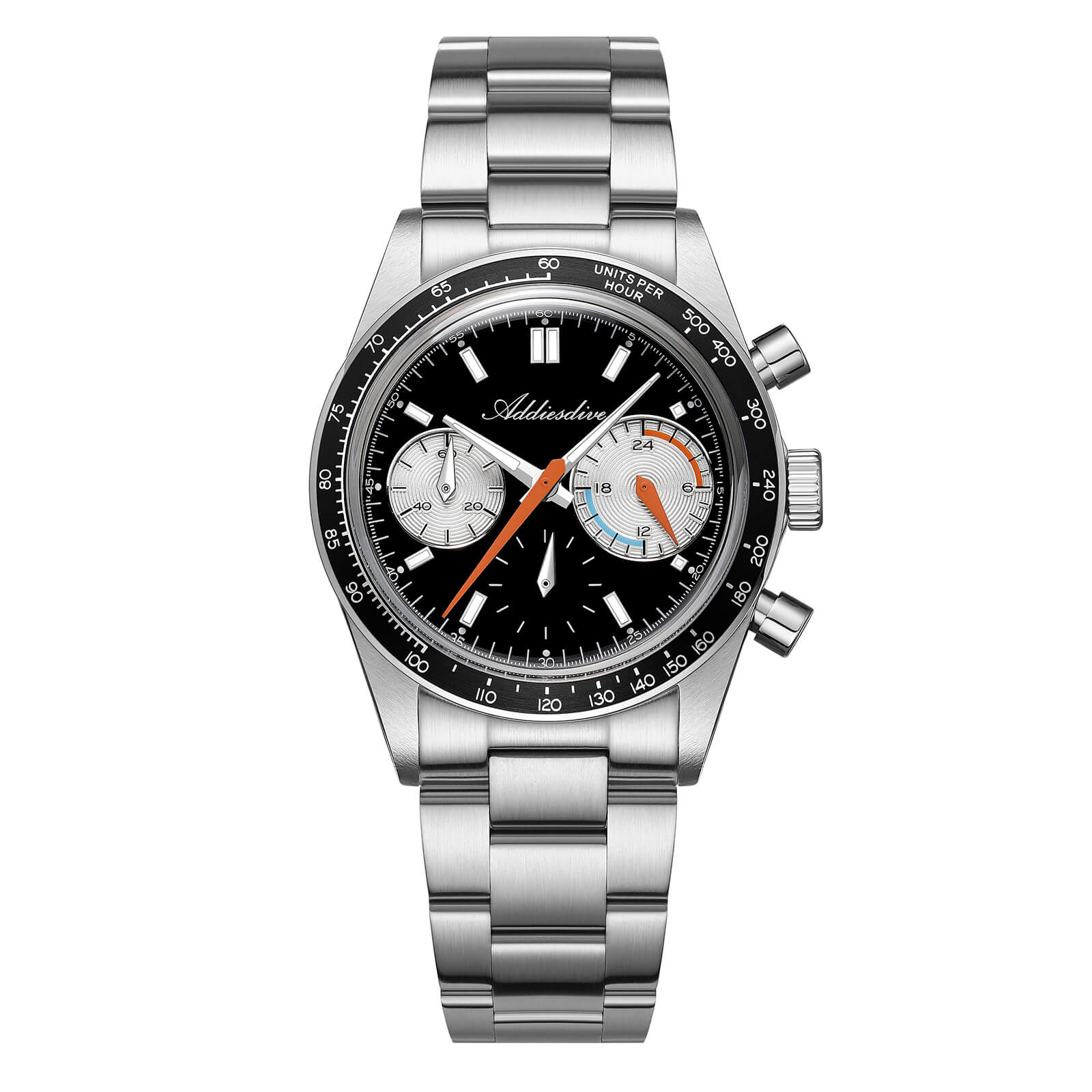 ★Xmas Sale★ADDIESDIVE 37mm VK63 Racing Chronograph Quartz Watch AD2539