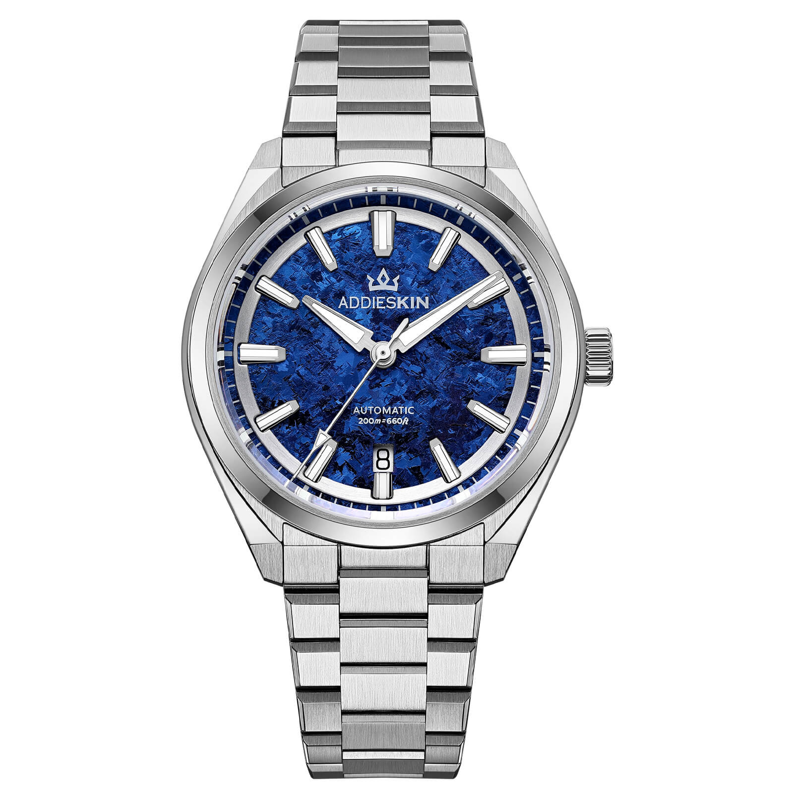 AddiesKIN 40mm Crystallized Titanium Dial Miyota 9015 Luxury Automatic Watch K006
