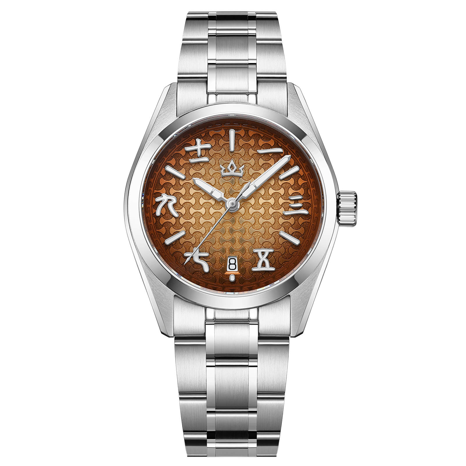 AddiesKIN 38mm Ingot Pattern Dial 9015 Automatic Watch K011