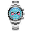ADDIESDIVE 40mm VK64 Quartz Chronograph Eye Dial Watch AD2557