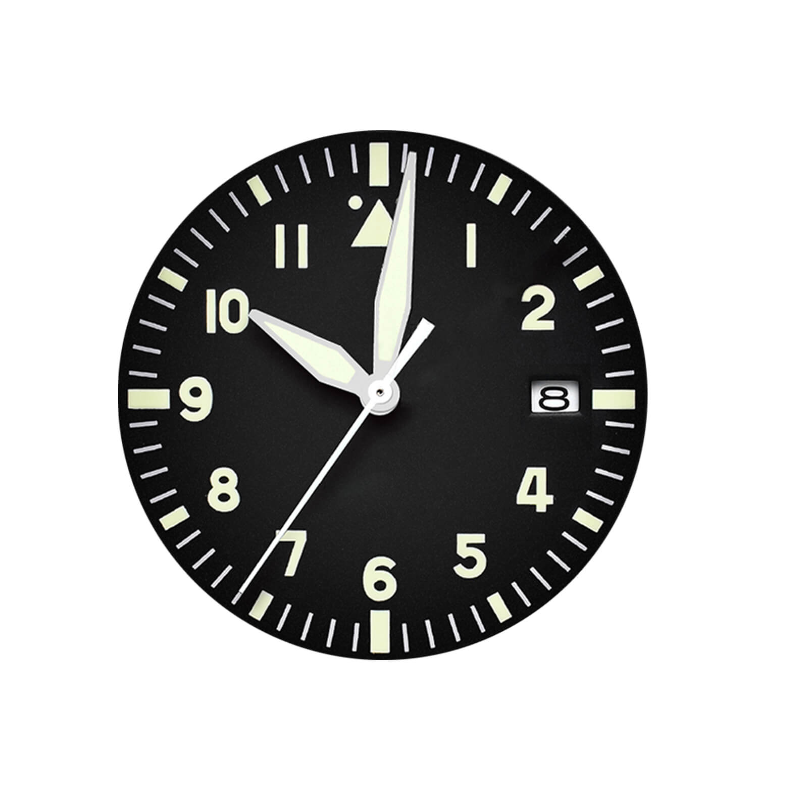 Addiesdive 33mm Pilot Watch Black Dial
