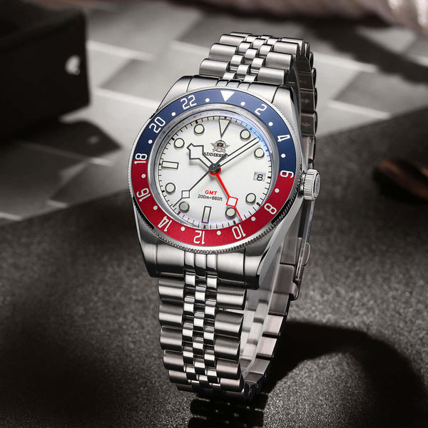 U.S. Warehouse -ADDIESDIVE 39mm BB58 GMT Quartz Watch AD2044