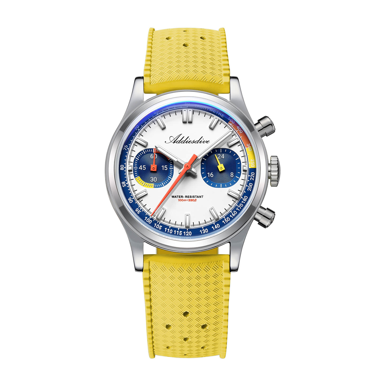 ★New Arrival★ADDIESDIVE 38mm VK64 Racing-Inspired Chronograph Watch AD2529