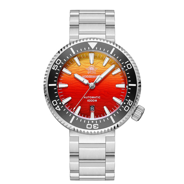 Addiesdive 46mm Puck Style Diver Watch AD2526 – 1000M Water Resistant, Japan 8215 Automatic