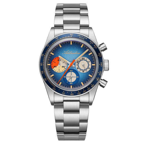 ★India Warehouse★ADDIESDIVE 37mm Luxury Quartz Chronograph Watch AD2551