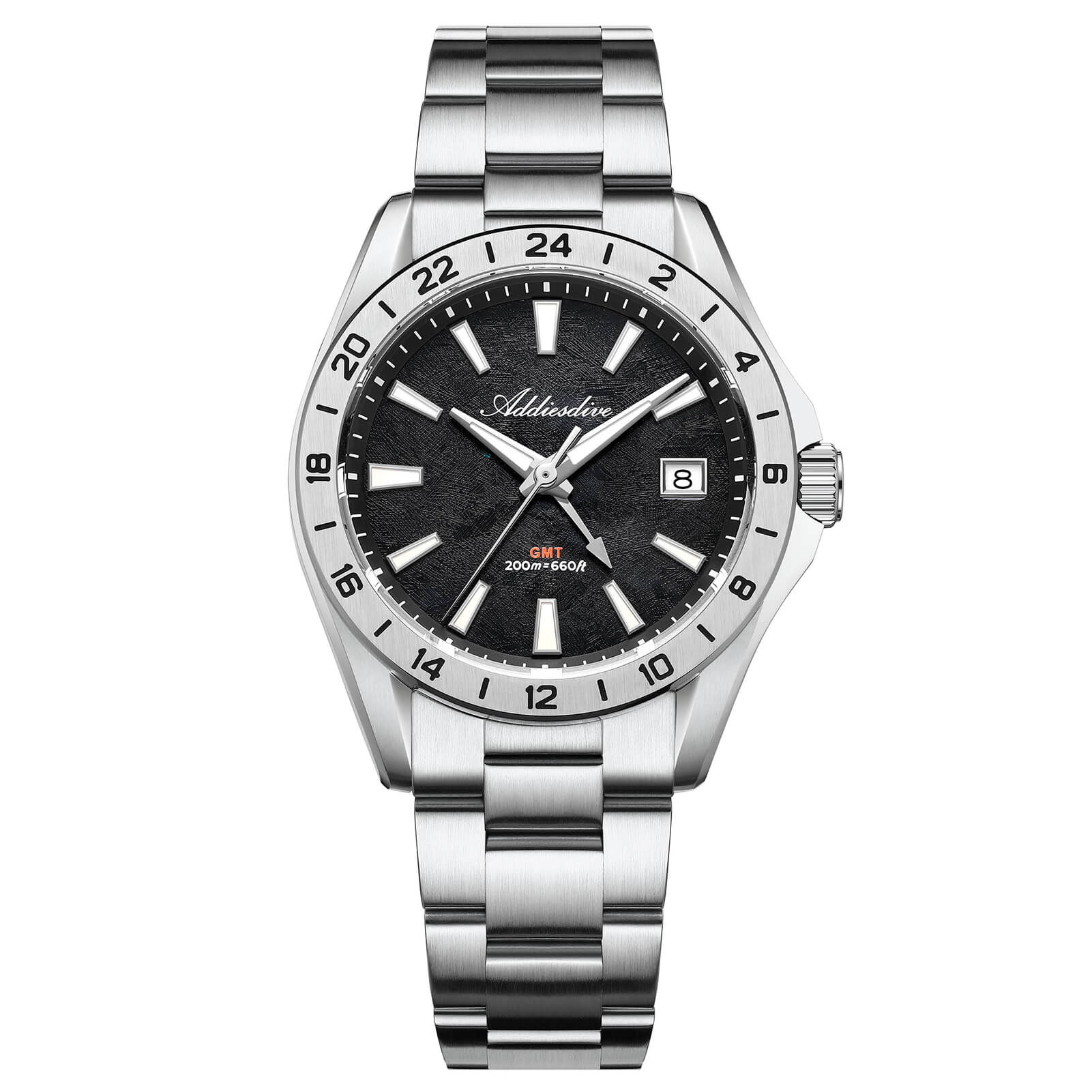 ADDIESDIVE 38mm GMT Quartz Watch RONDA515 Movement（AD2548）