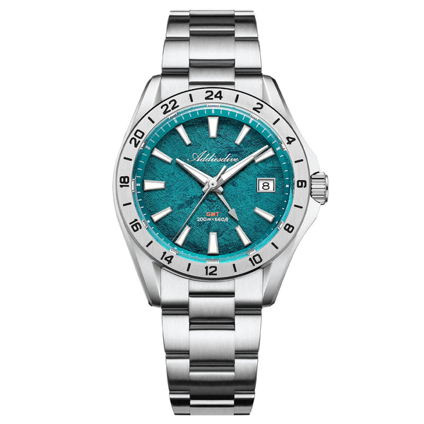 🔥EarlyBird🔥ADDIESDIVE 38mm GMT Quartz Watch RONDA515 Movement（AD2548）