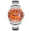 🔥Halloween Sale🔥AddiesKIN 40mm Sardonyx Stone Dial Ceramic Bezel ST2130 Luxury Automatic Dive Watch K012