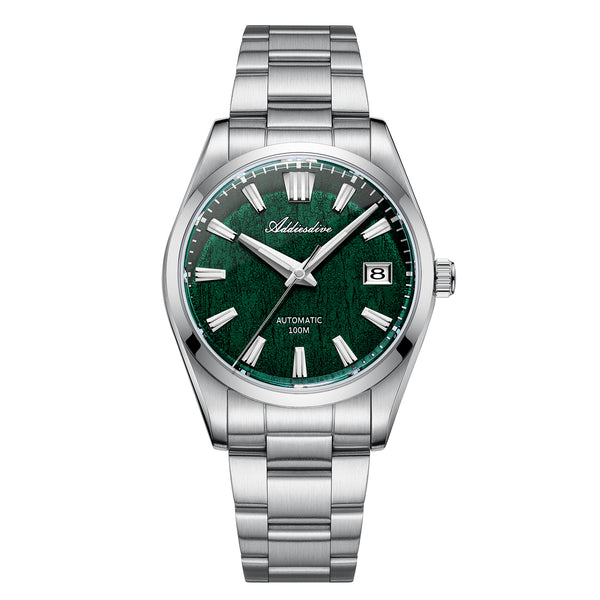 U.S. Warehouse -ADDIESDIVE 39mm 3D Bark Texture Dial NH35 Automatic Watch AD2075