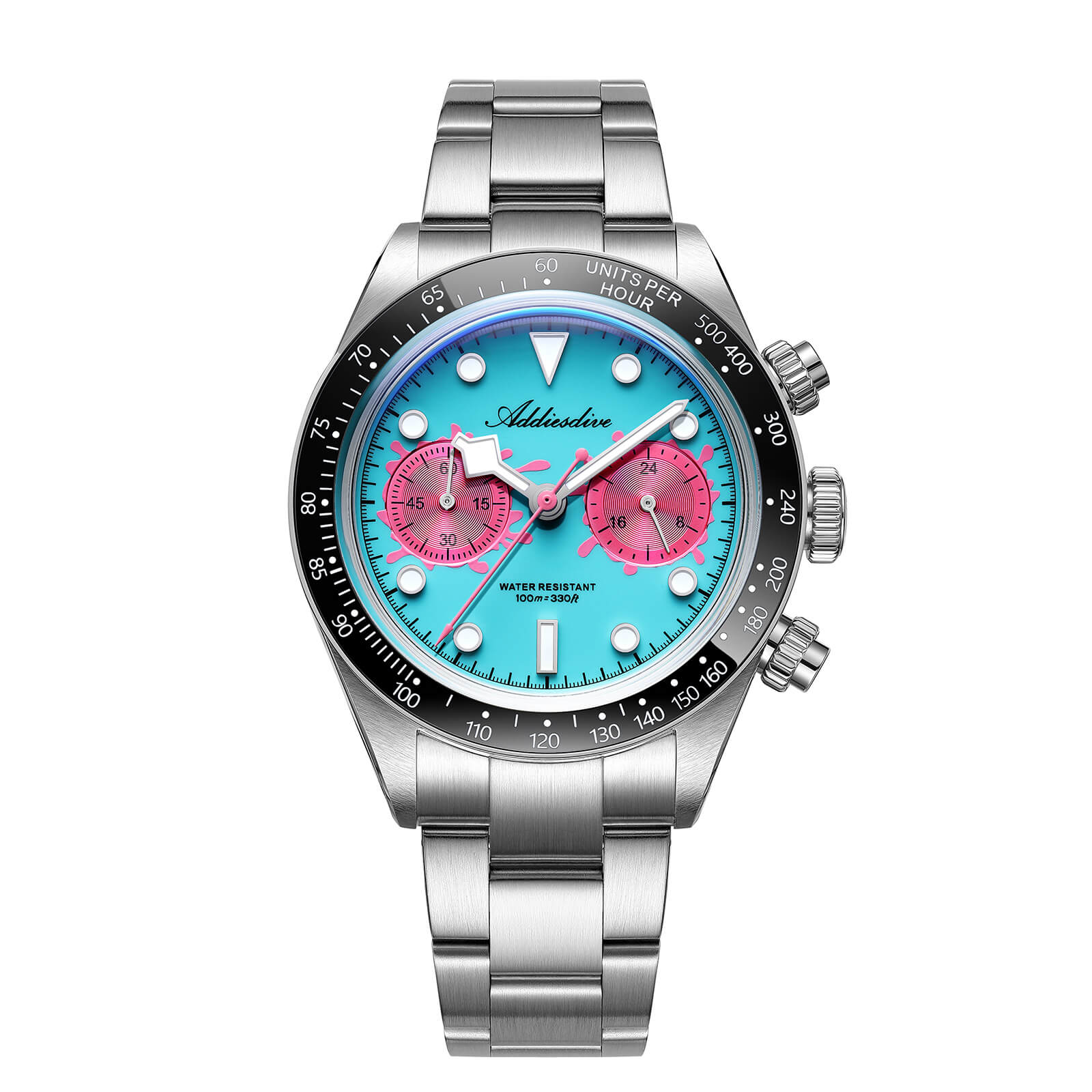 ★New Arrival★ADDIESDIVE 40mm VK64 Chronograph Watch AD2520