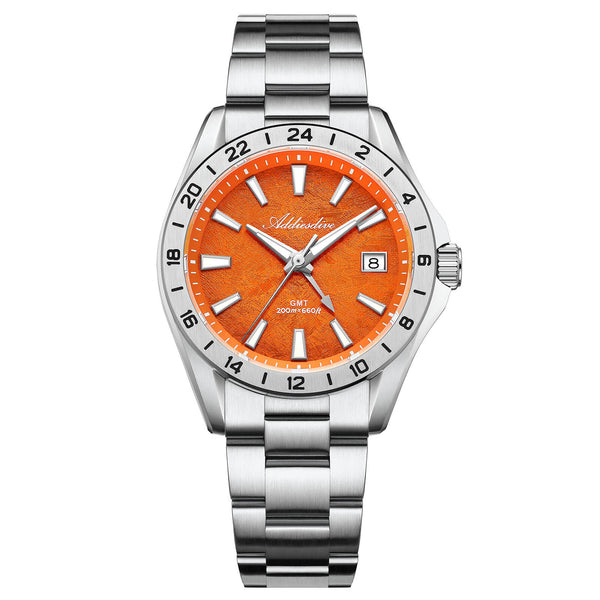 ADDIESDIVE 38mm GMT Quartz Watch RONDA515 Movement（AD2548）