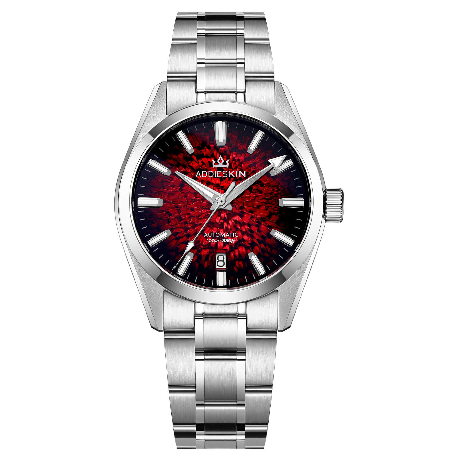 AddiesKIN 38mm Ice Crack Dial Miyota 9015 Men’s Watch K003