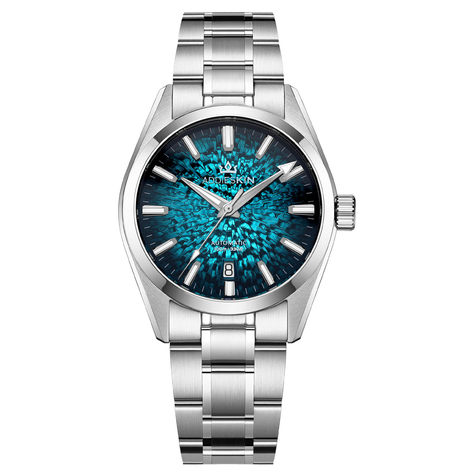 AddiesKIN 38mm Ice Crack Dial Miyota 9015 Men’s Watch K003