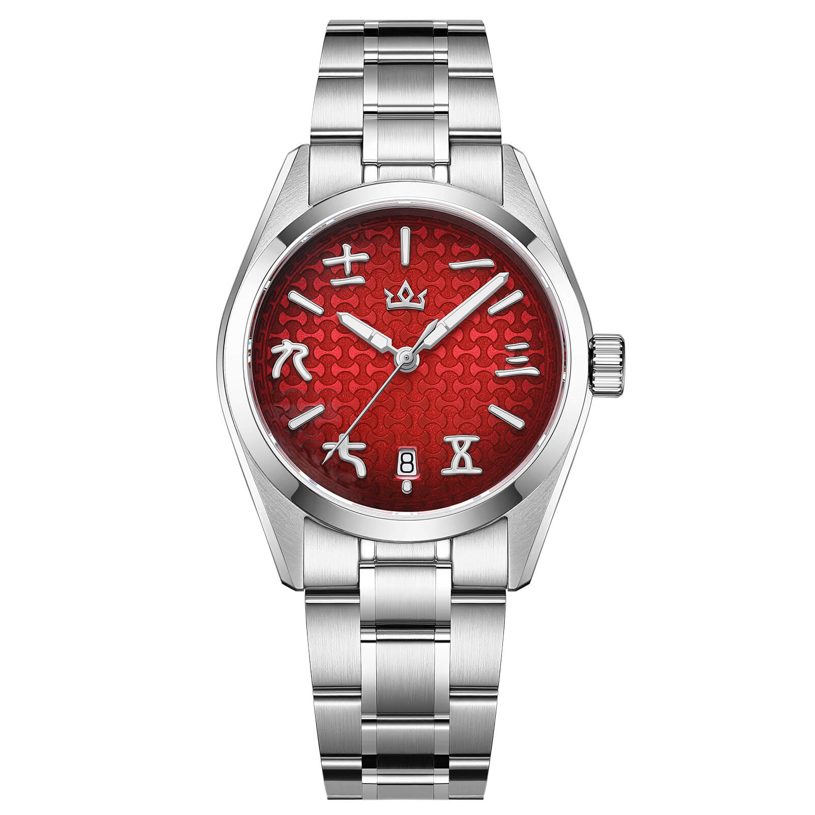 AddiesKIN 38mm Ingot Pattern Dial 9015 Automatic Watch K011