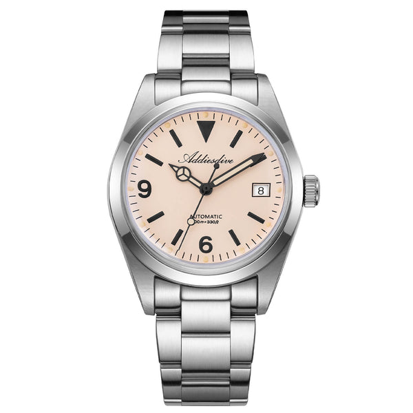 ADDIESDIVE 36mm ST2130 Automatic Explorer Style Sapphire Bubble Crystal Watch AD2556