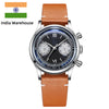 ★India Warehouse★ADDIESDIVE Panda BB Chronograph Retro Men Watch 38mm Quartz Watch