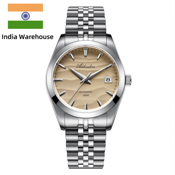 ★India Warehouse★Addiesdive 39mm Sand Dial NH35 Mechanical Watch AD2059