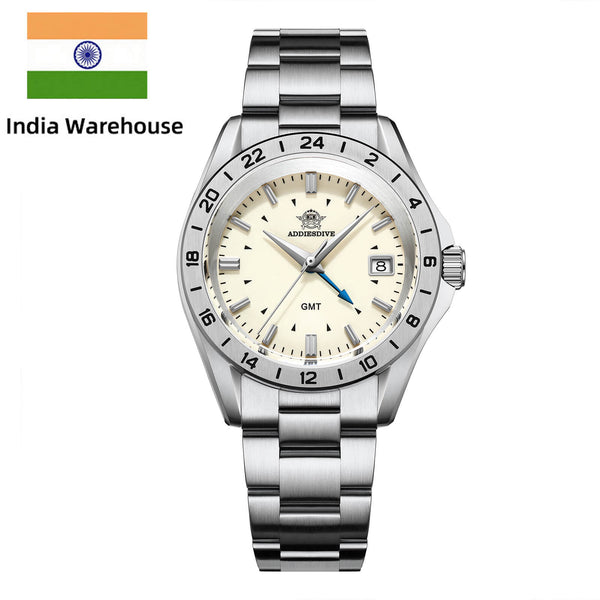 ★India Warehouse★ADDIESDIVE 38mm GMT Quartz Watch AD2063