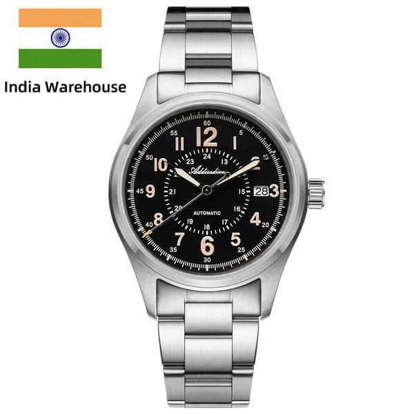 ★India Warehouse★ADDIESDIVE 39mm NH35 Automatic Watch Field Watch AD2074