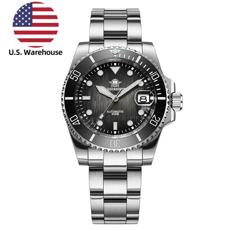 U.S. Warehouse -ADDIESDIVE Stainless Steel Sub Dive Watch AD2078