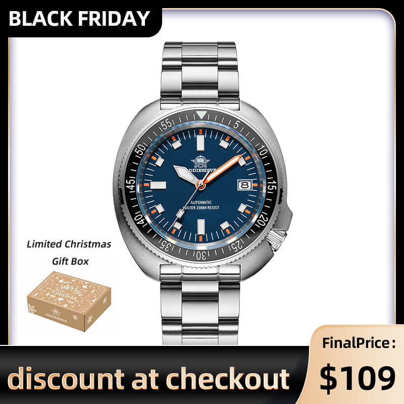 ★Black Friday★ADDIESDIVE Retro Captain Willard Dive Watch AD2081