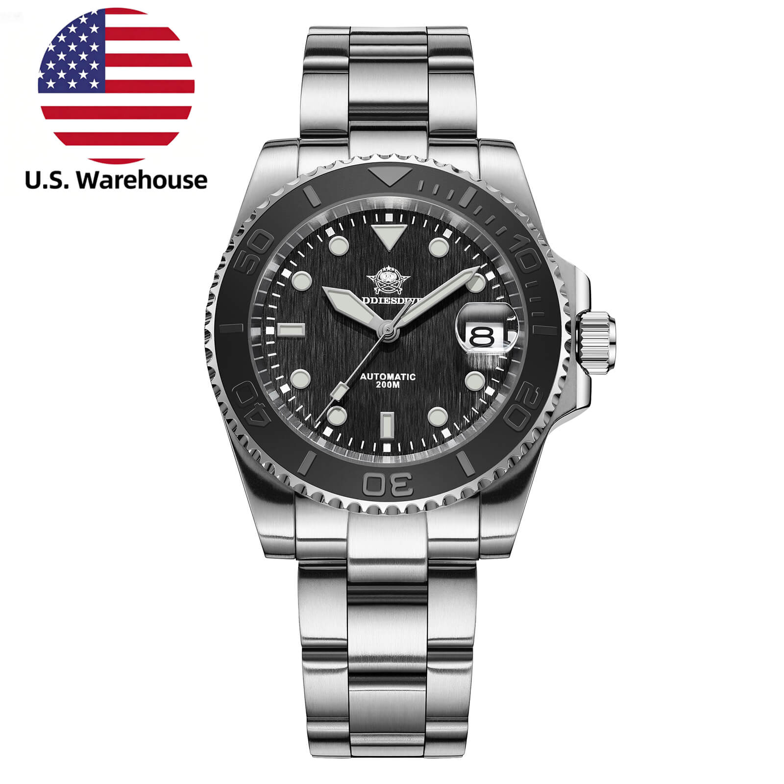 U.S. Warehouse -Addiesdive Modern Sub Dive Watch AD2087