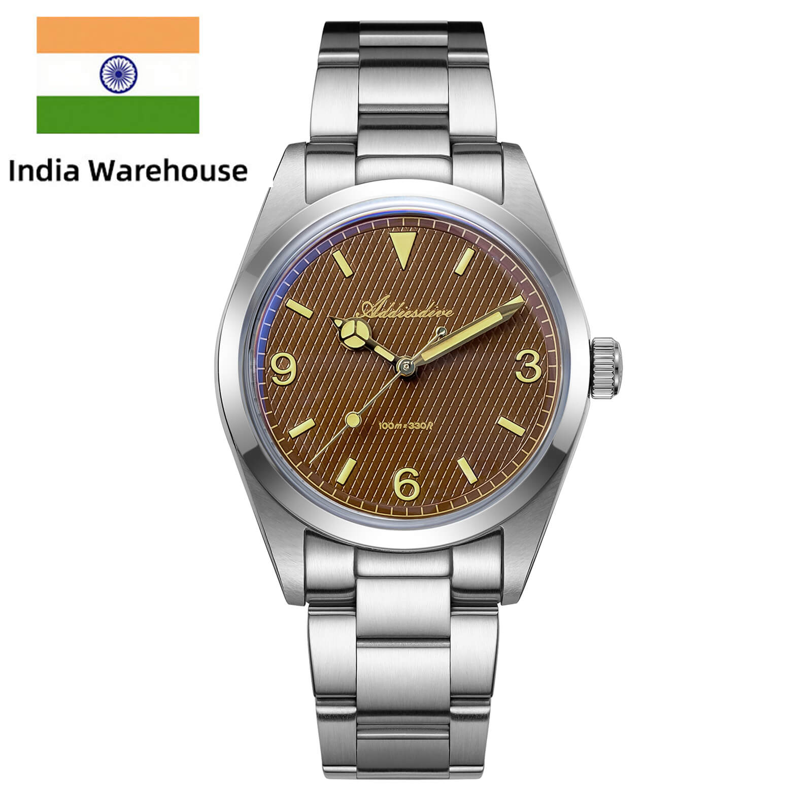 ★India Warehouse★ADDIESDIVE 36mm Explore Dive Watch VH31 Quartz Watch AD2096