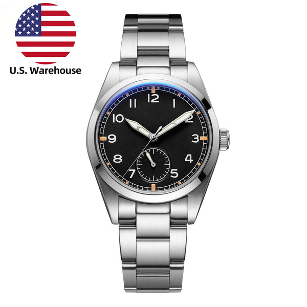 U.S. Warehouse -ADDIESDIVE 36mm VH60 Vintage Pilot Watch（AD2099）