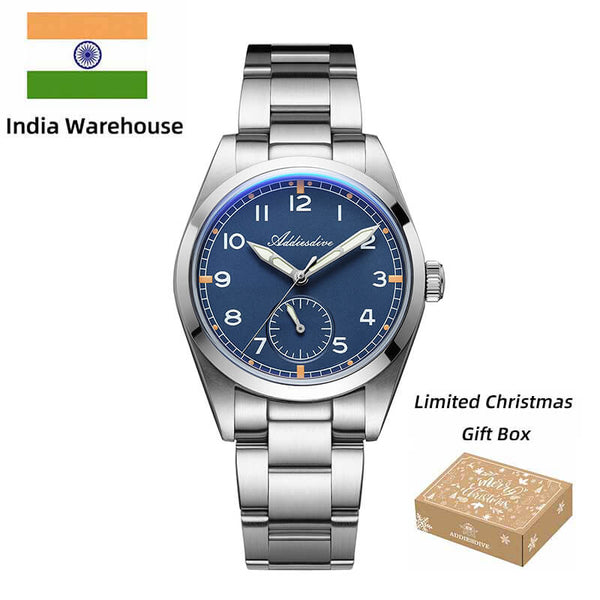 ★India Warehouse★ADDIESDIVE 36mm VH60 Vintage Pilot Watch（AD2099）